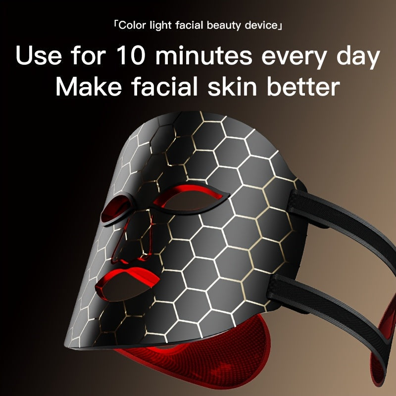 Oplaadbaar gezichtsmasker met 7 LED-lichtstanden