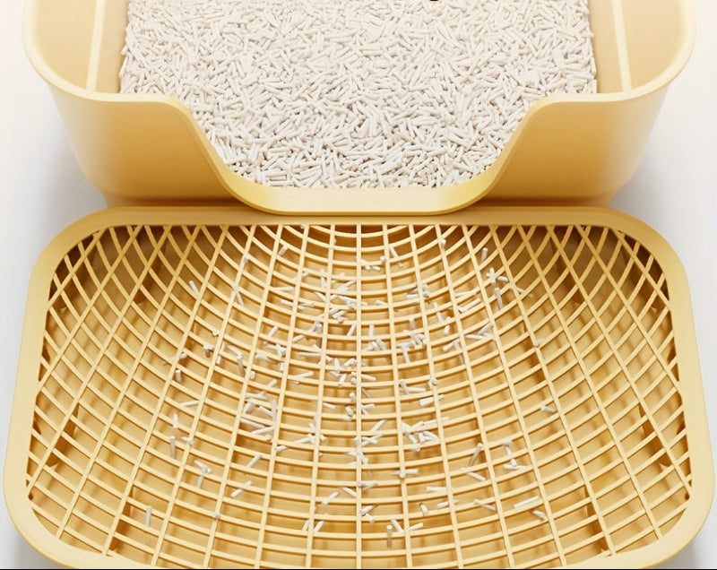 Dubbele Kattenbakmat met Honingraatstructuur en Antisliplaag