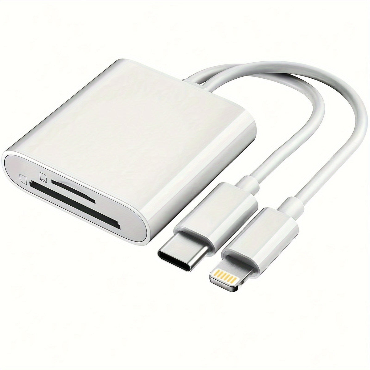 USB-C-geheugenkaartlezer met SD- en microSD-sleuf