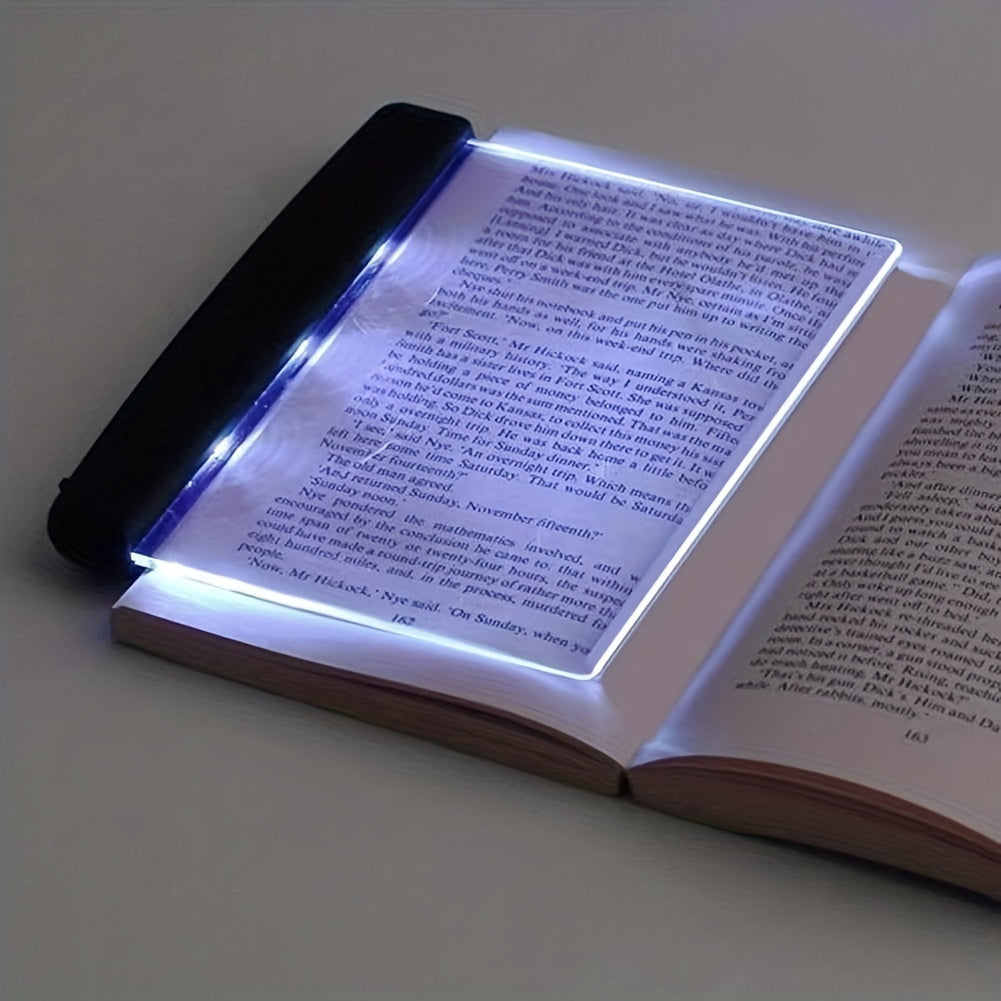 Platte draagbare LED-leeslamp met wit licht