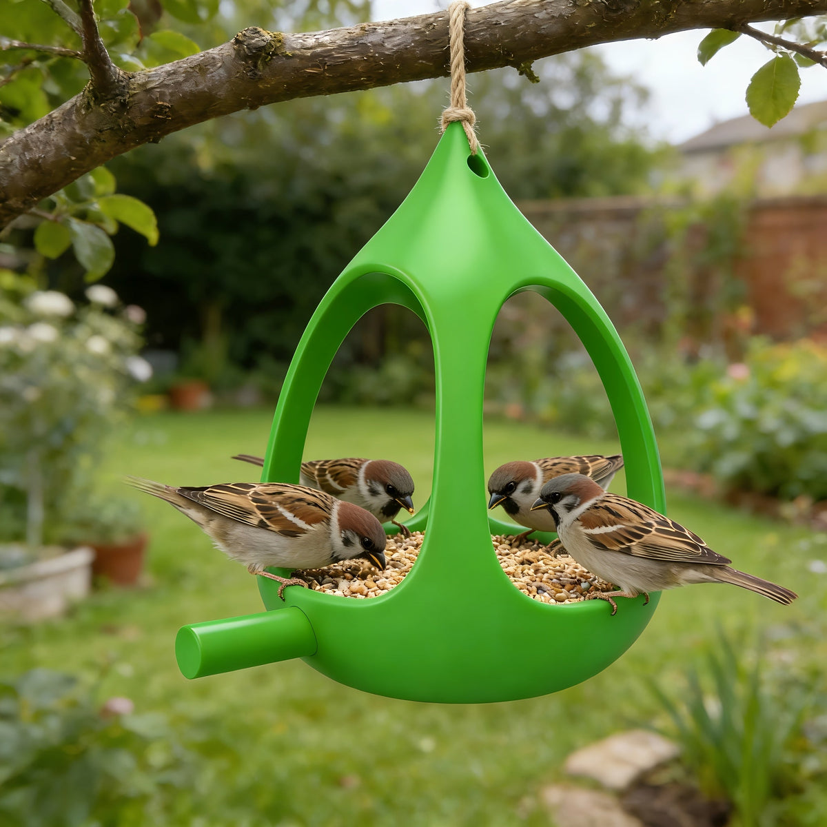 Compacte Bolvormige Vogelvoeder met Waterafvoer