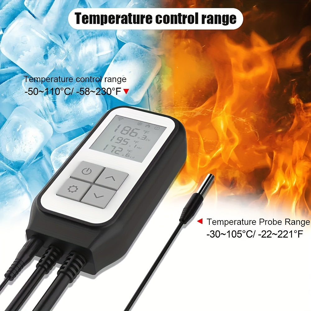 Slimme wifi-controller voor temperatuur en luchtvochtigheid