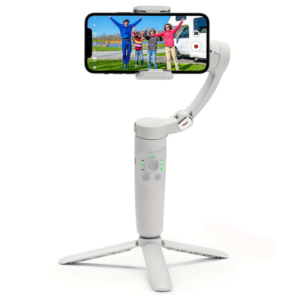 Opvouwbare 3-assige smartphonegimbal met gezichtsvolging