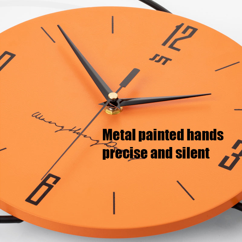 Moderne metalen wandklok - Geometrisch stil uurwerk