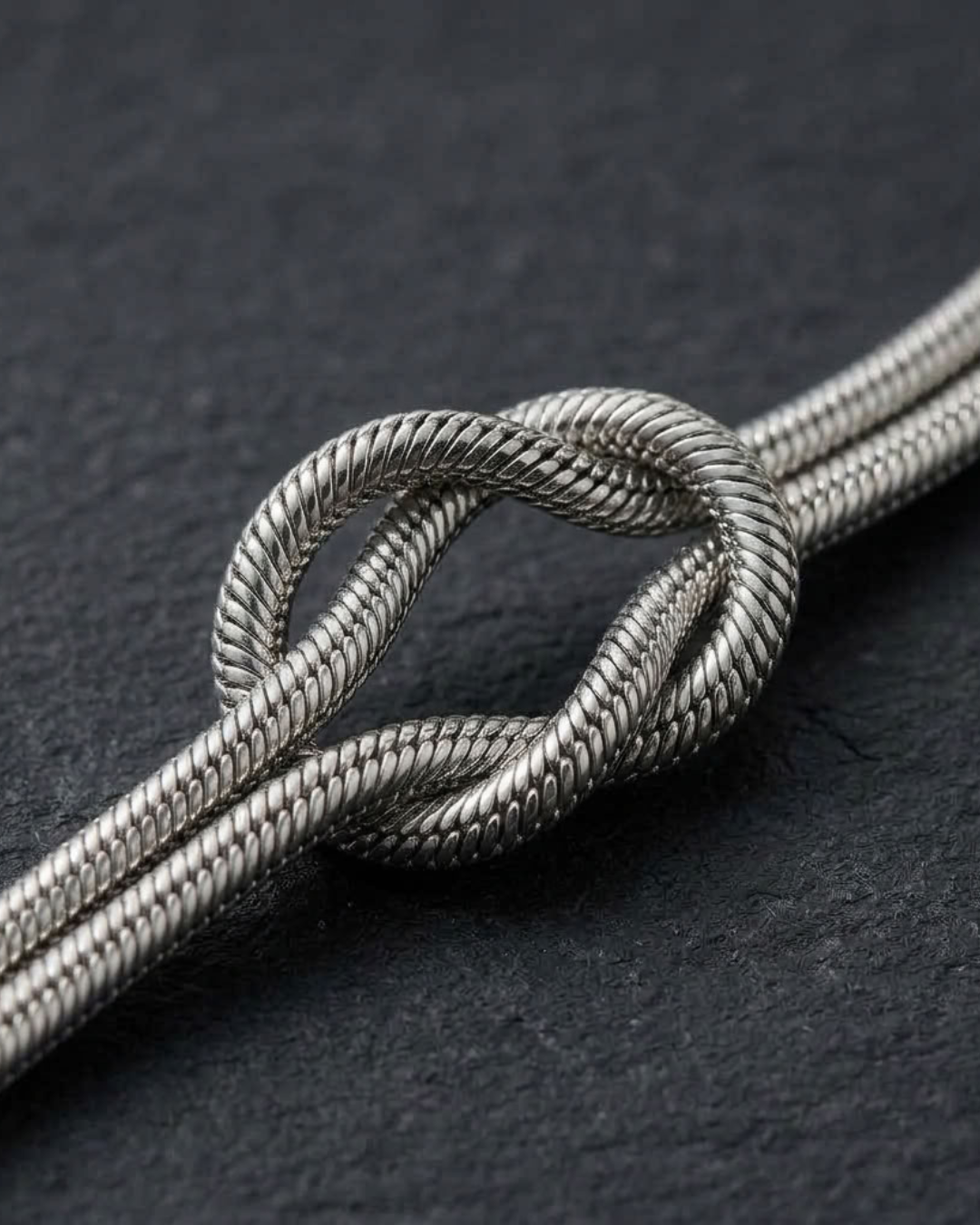 Infinity-knooparmband voor heren