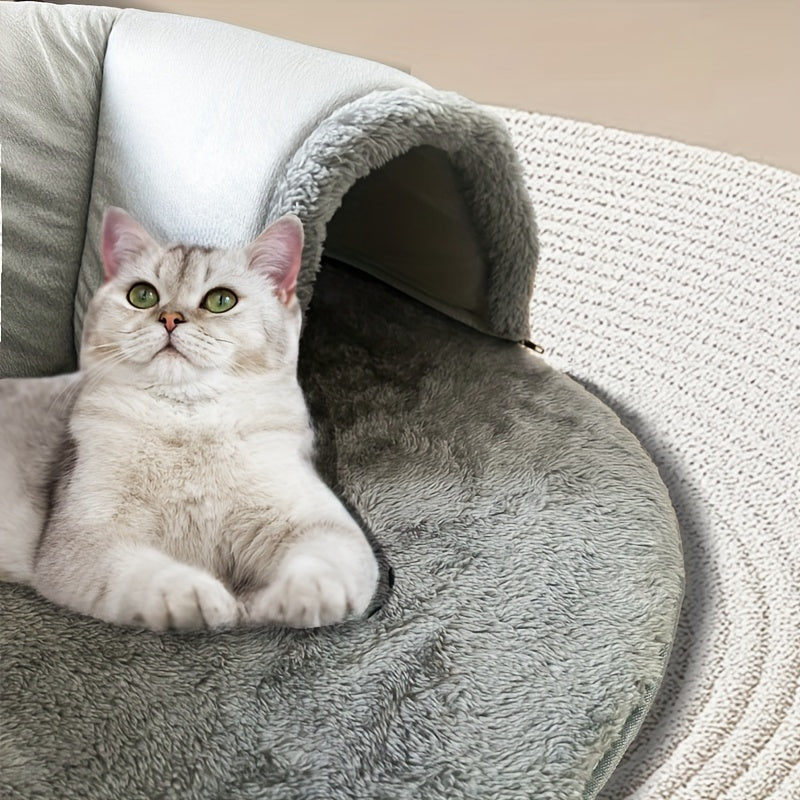 3-in-1 Kattentunnel, Kattenbed en Speelhuis