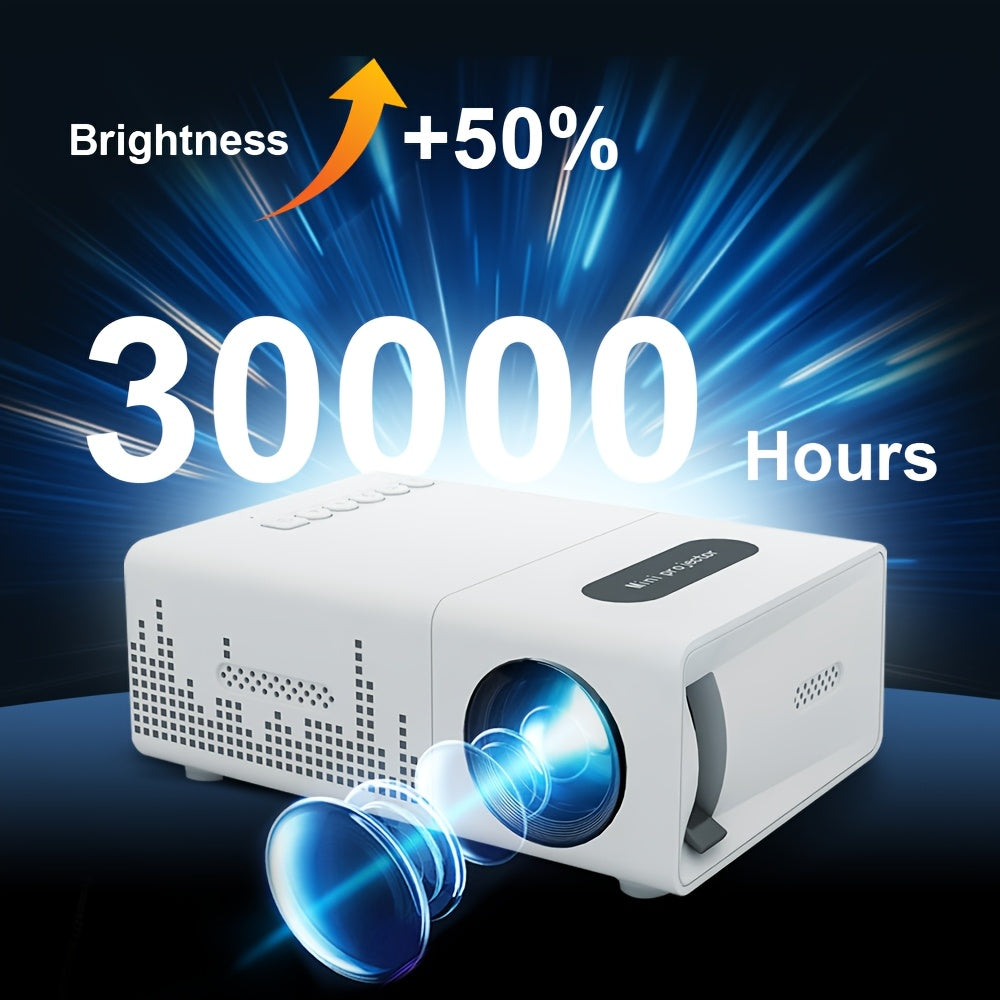 Compacte LCD-projector met luidsprekers en afstandsbediening