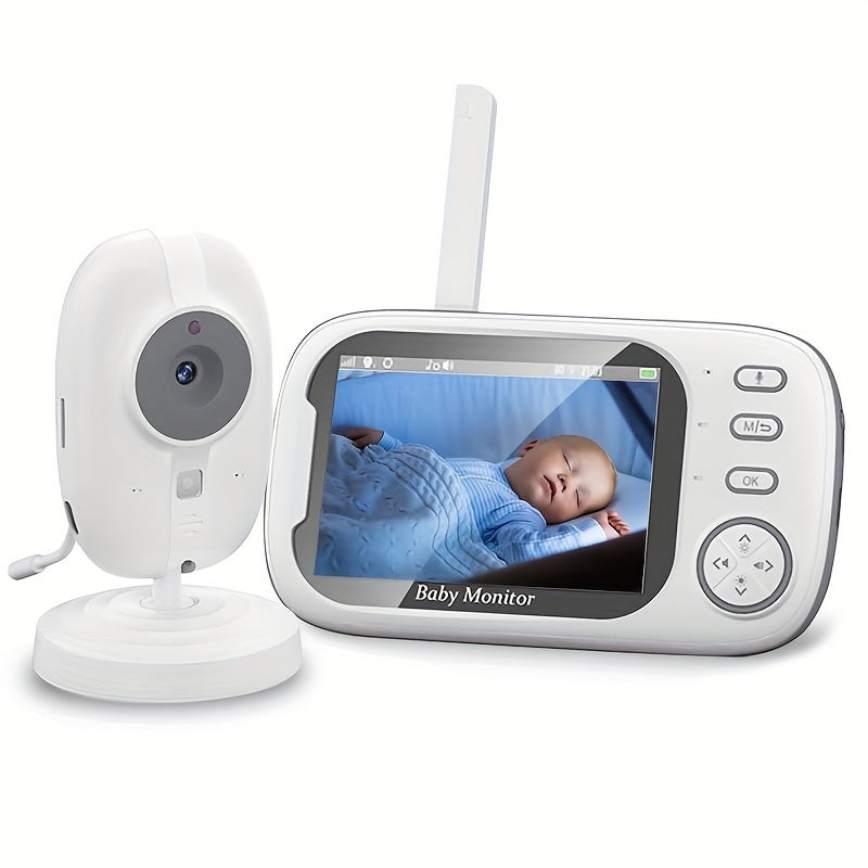 720p-babyfoon met 3,5-inch scherm en nachtzicht
