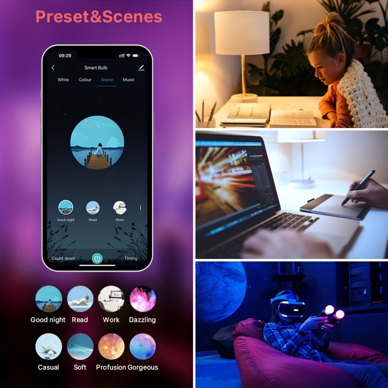 Slimme RGB E14-kaarslamp met appbediening