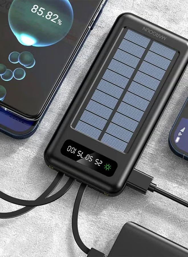Solar powerbank van 20.000 mAh met dubbele USB-uitgang