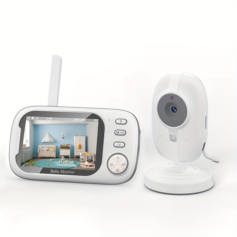 HD-videobabyfoon met infraroodnachtzicht en tweerichtingsaudio