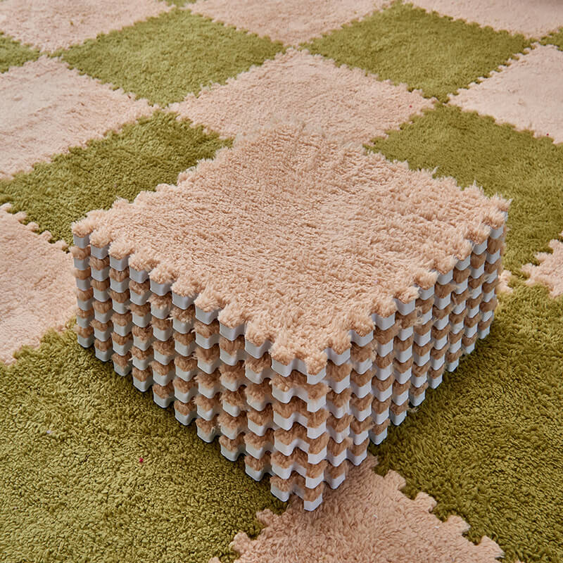 Pluche vloermattegels - EVA-schuim 30 x 30 cm, 1, 12 of 16 stuks