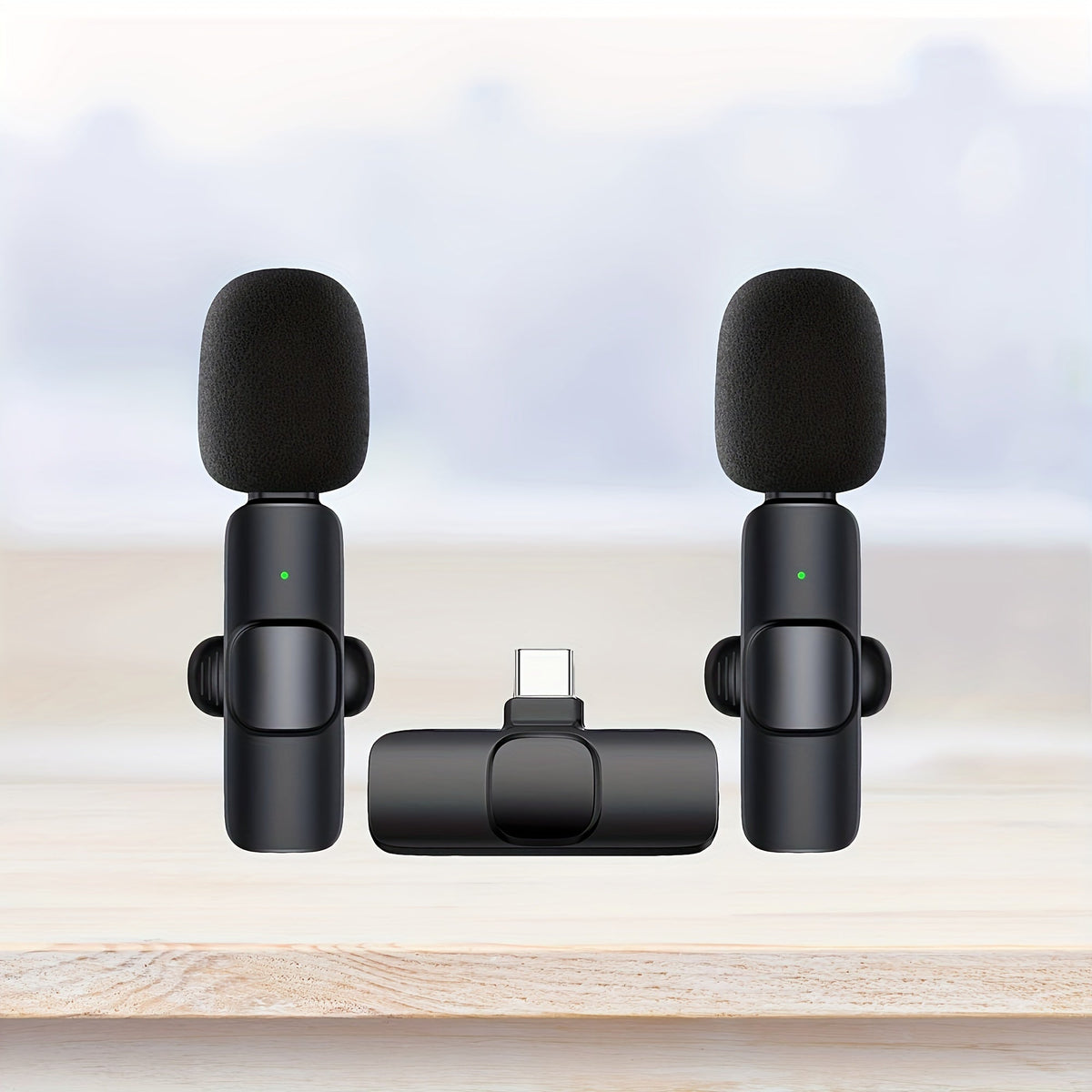 Draadloze lavaliermicrofoon met USB-C-aansluiting