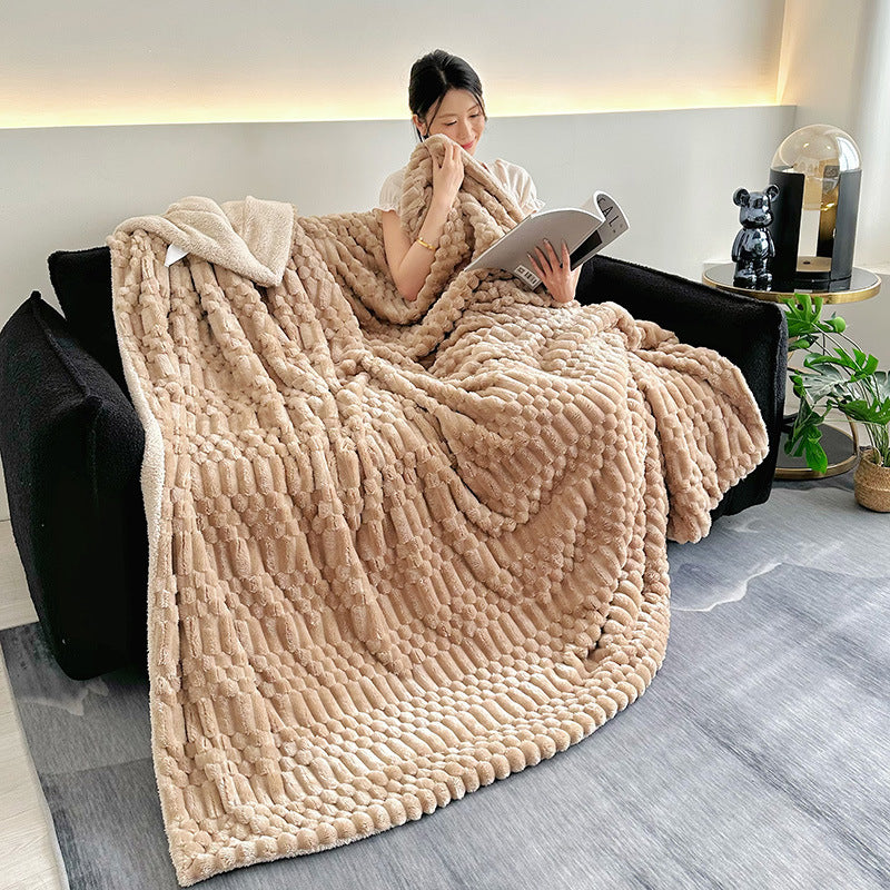 3D schildpaddeken - Licht microvezel fleece in drie maten