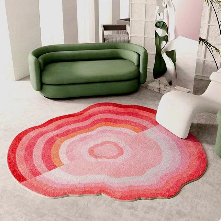 Onregelmatig vloerkleed - Polyester met TPR antislip
