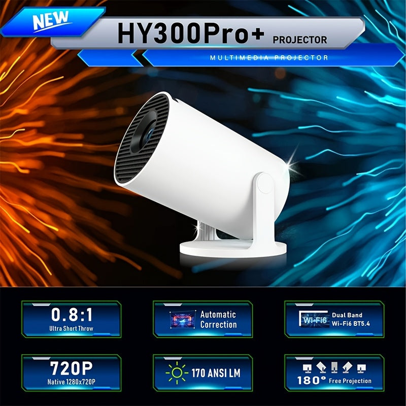 Slimme HD-projector met 4K-decodering en wifi 6