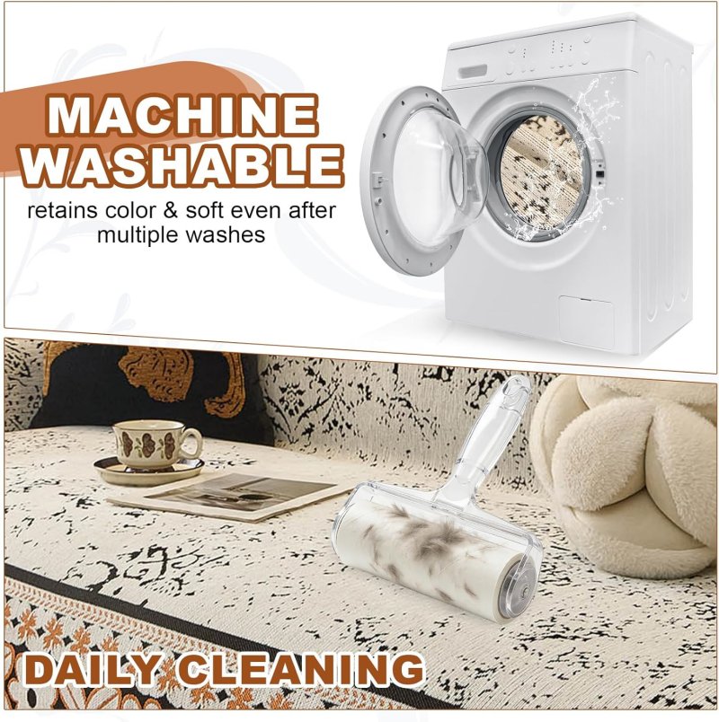 Chenille bankplaid - Bloemenjacquard met kwastjes
