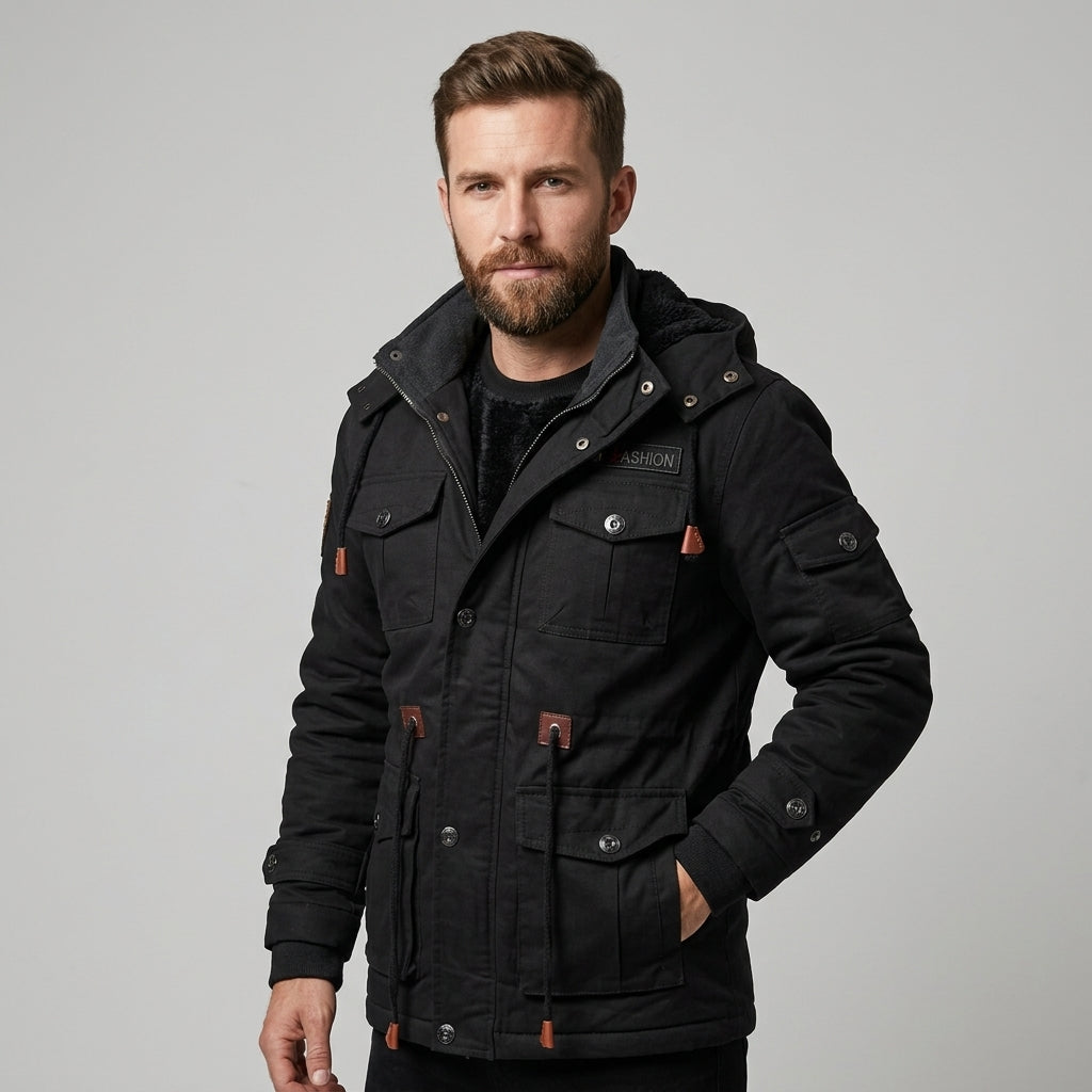 Winterjas met capuchon voor heren