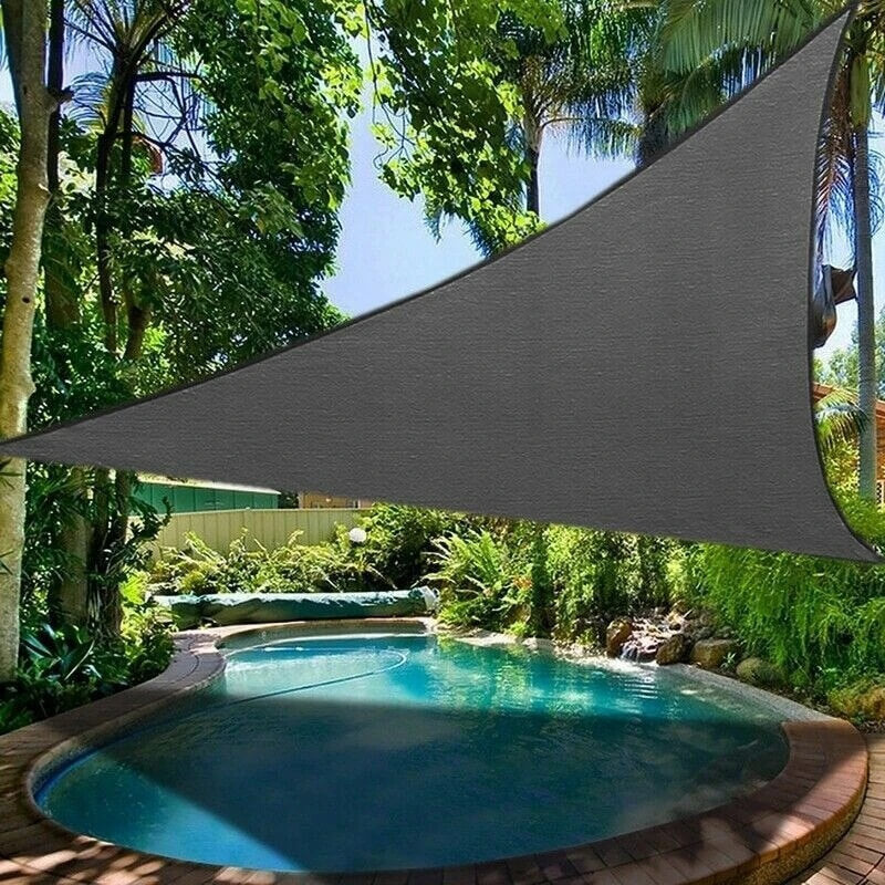 Driehoekig Waterbestendig Schaduwdoek voor Terras en Tuin