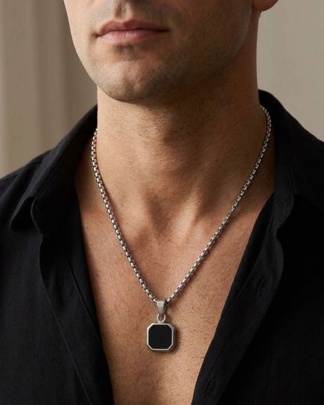 Ketting met koninklijk embleem voor heren