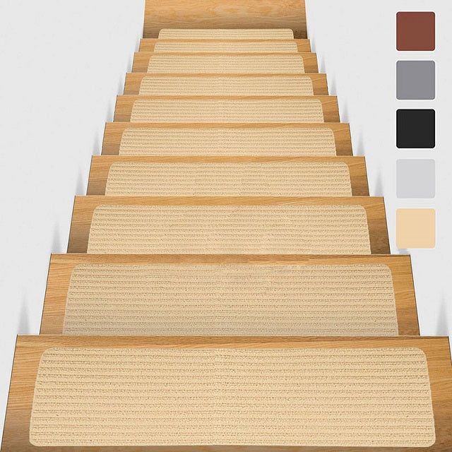 elfklevende trapmatten - Polyester antislip set