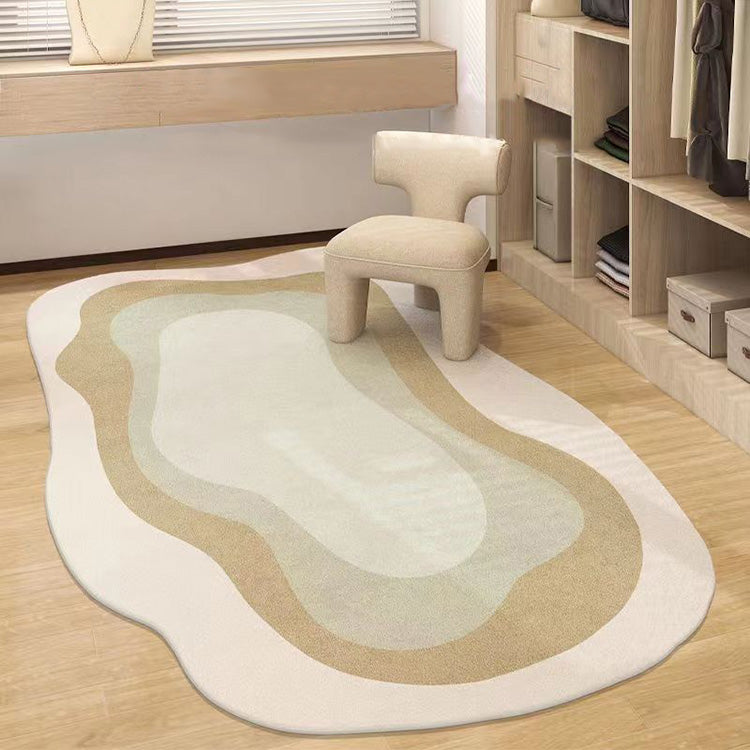 Onregelmatig vloerkleed - Polyester met TPR antislip