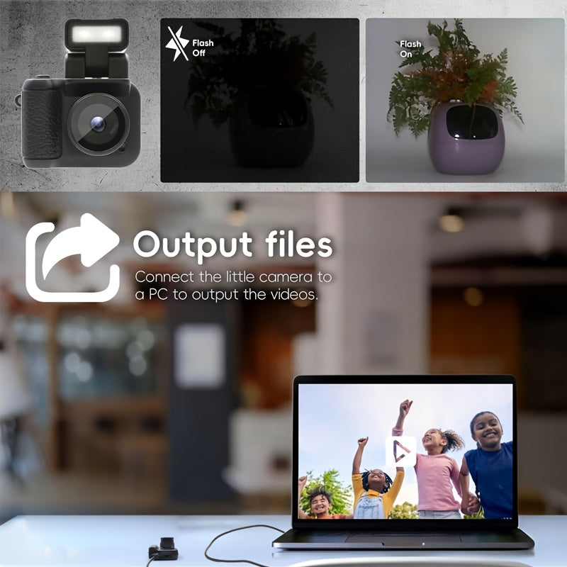 Compacte 1080p digitale camera met LCD-scherm