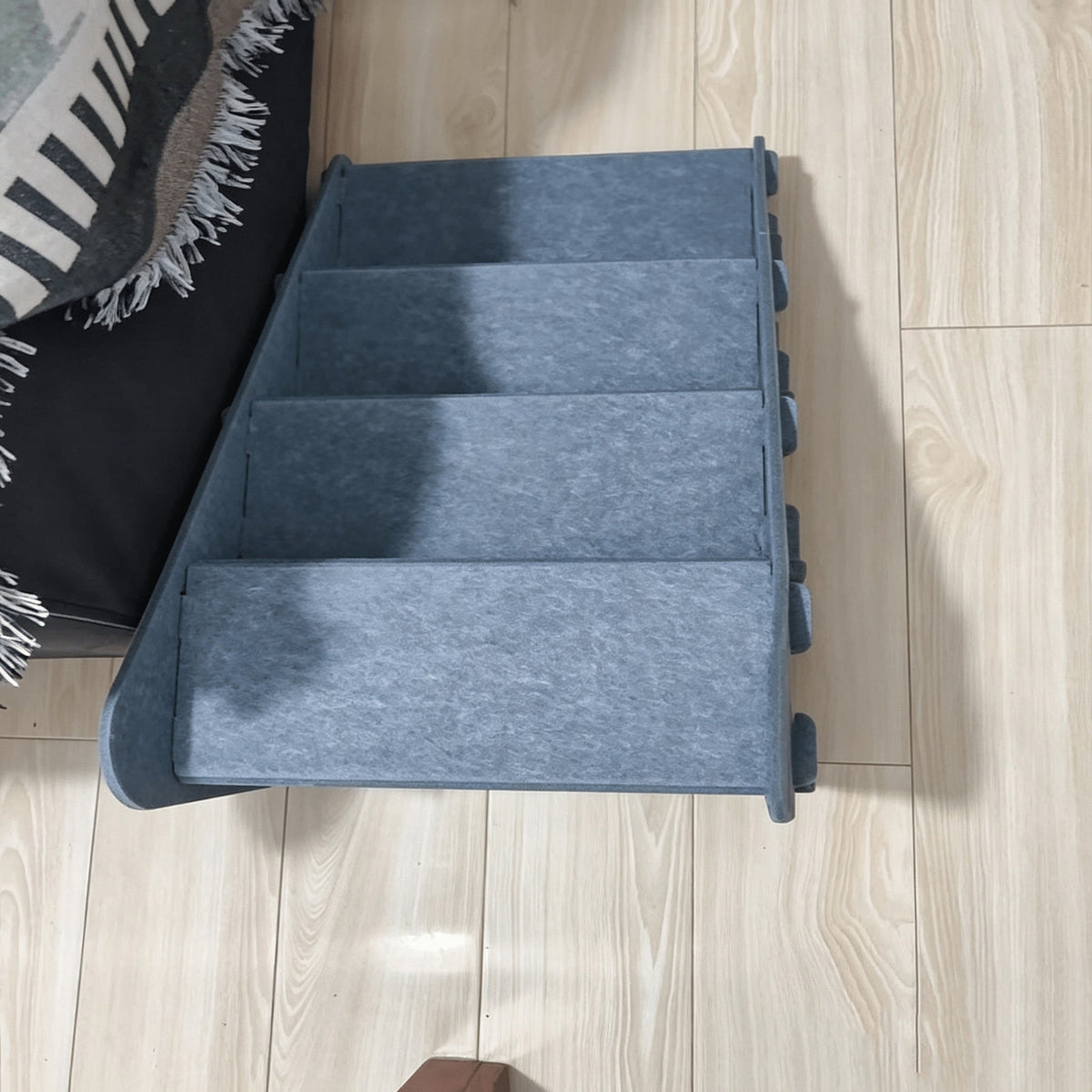 3-in-1 Huisdiertrap met Kattenbed en Krabvlak
