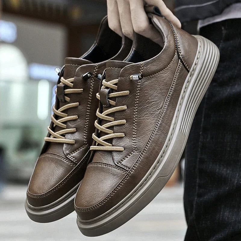 Zwarte lage sneakers voor heren