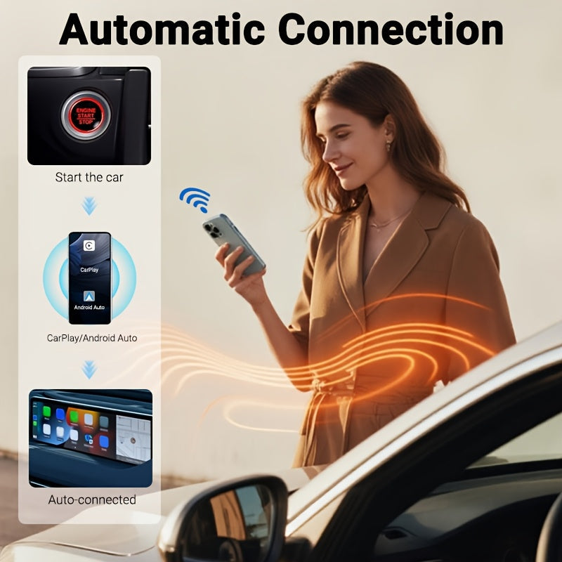 Draadloze 2-in-1 auto-interfaceadapter