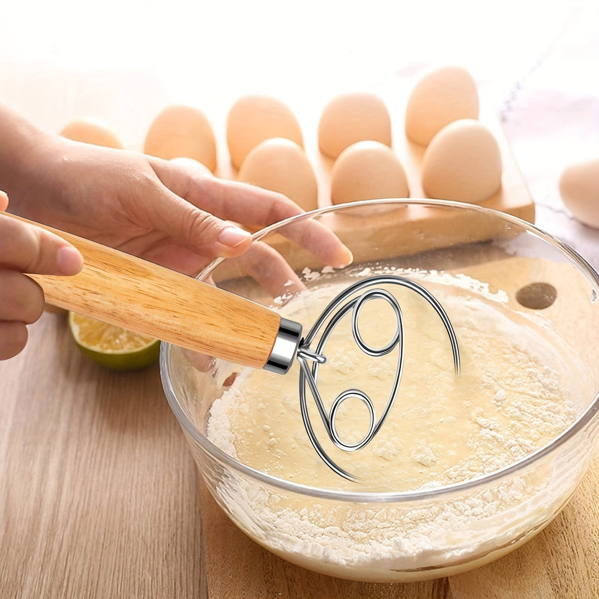 9-inch rijsmandset voor zuurdesembrood