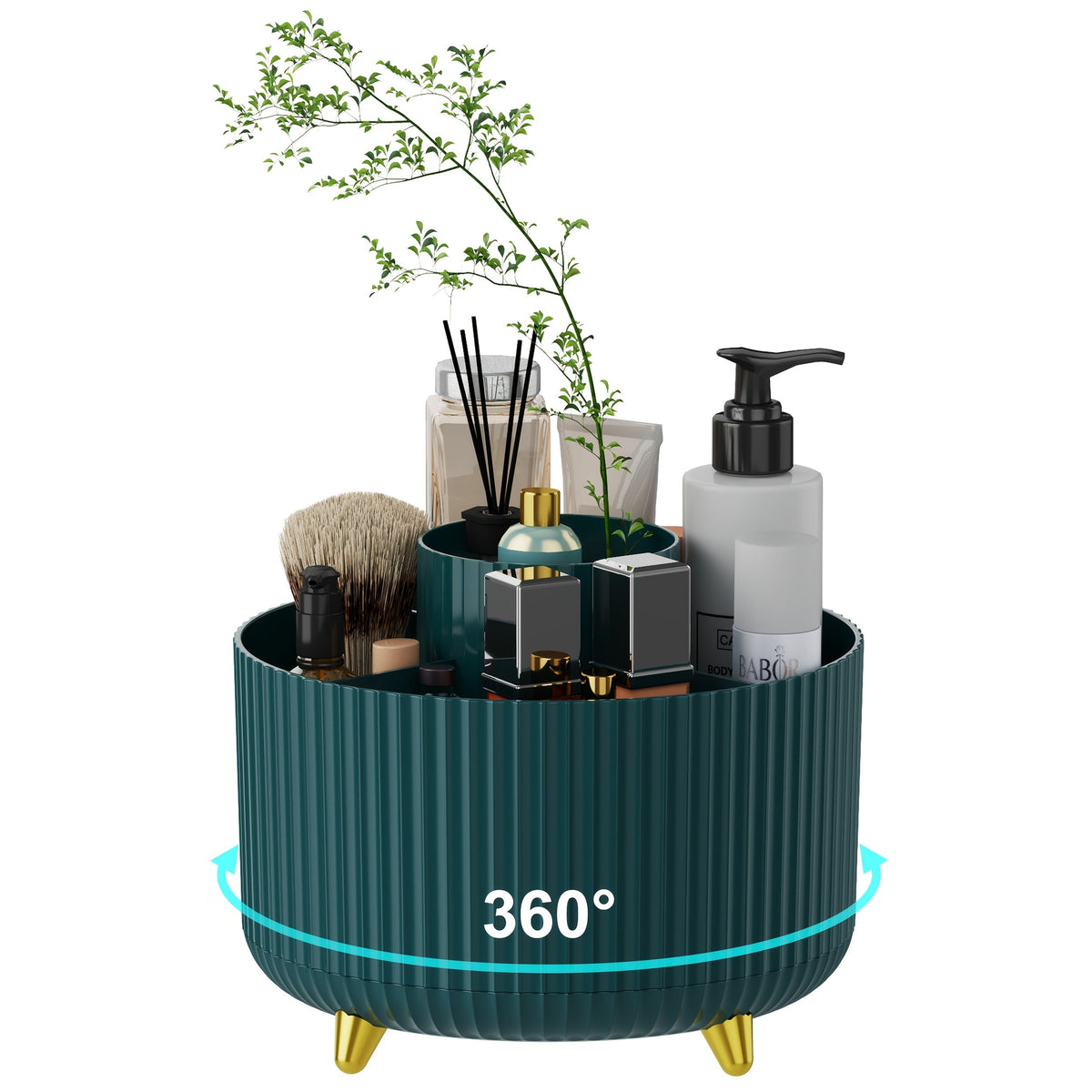 360 graden draaiende make-uporganizer