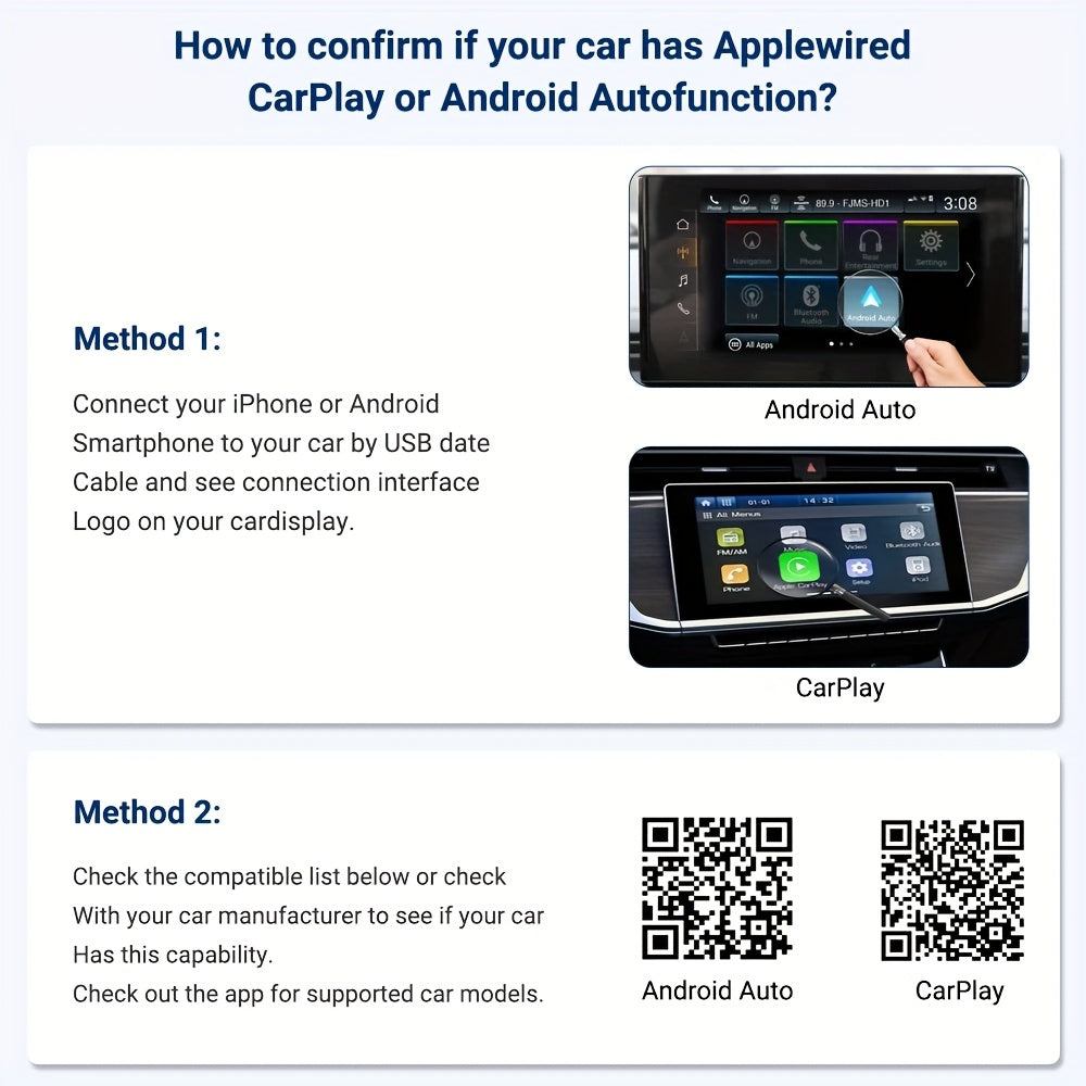 Draadloze 2-in-1 auto-interfaceadapter