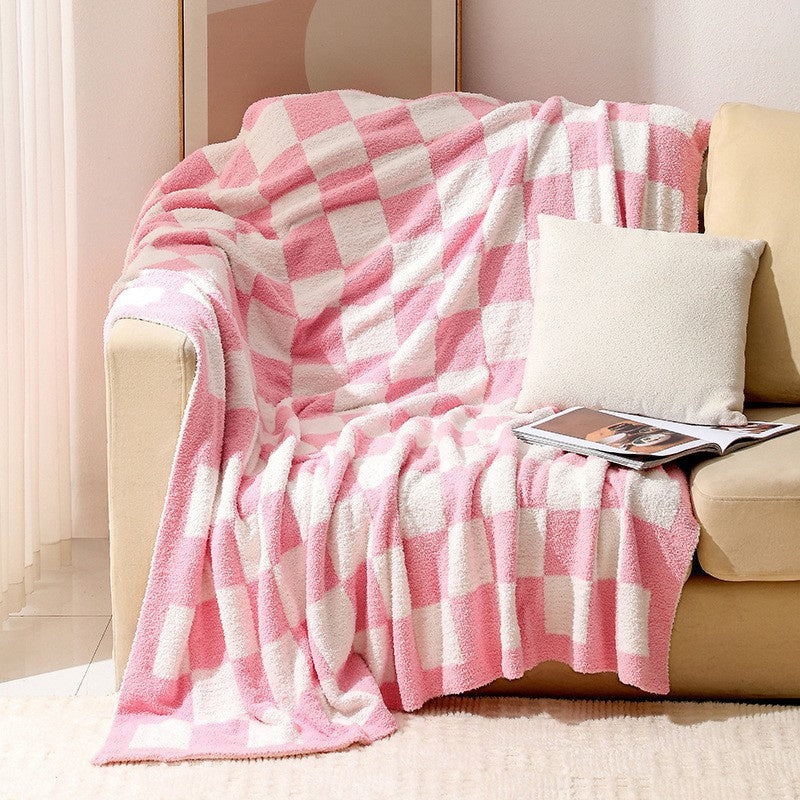 Geruite plaid - Omkeerbare zachte polyester deken