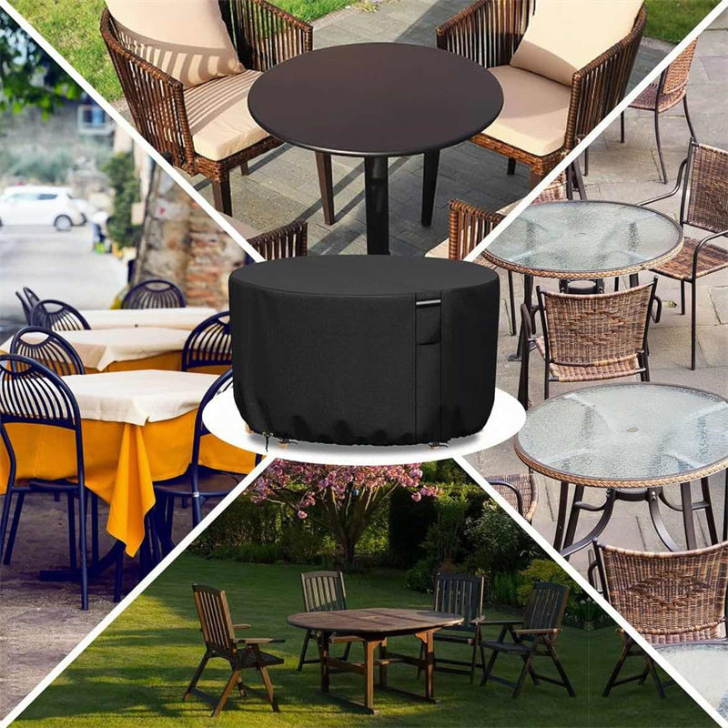 Ronde Tuinmeubelhoes van 600D Oxford met Ventilatie