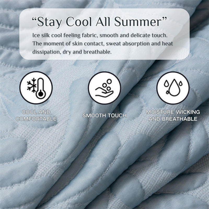 Ice Silk bankhoes - Antislip meubelbeschermer voor de zomer