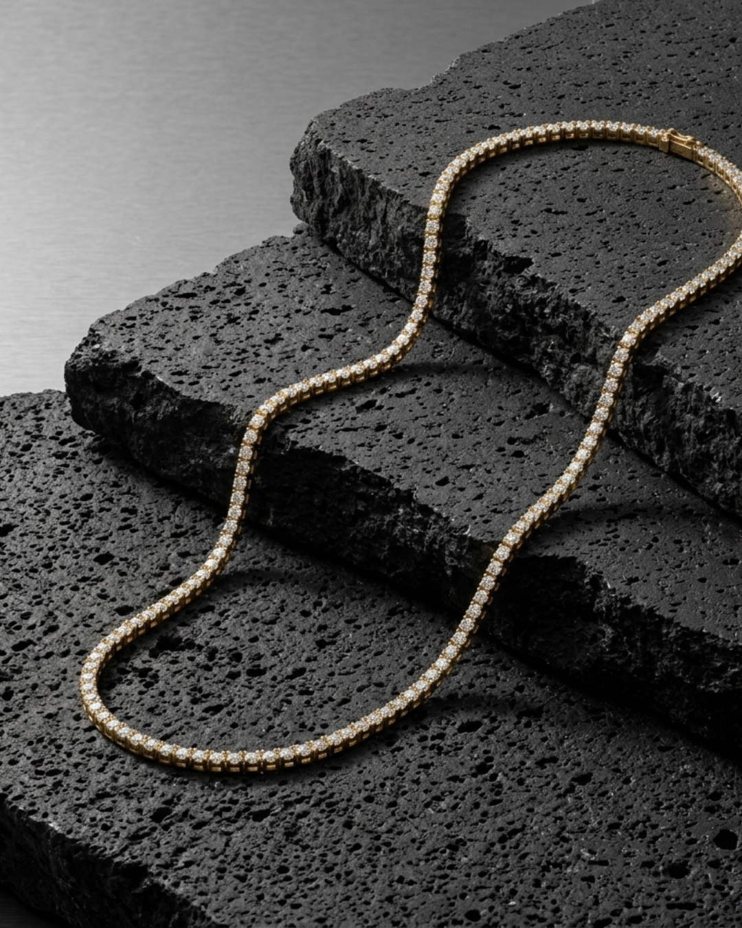 3 mm tennisketting voor heren
