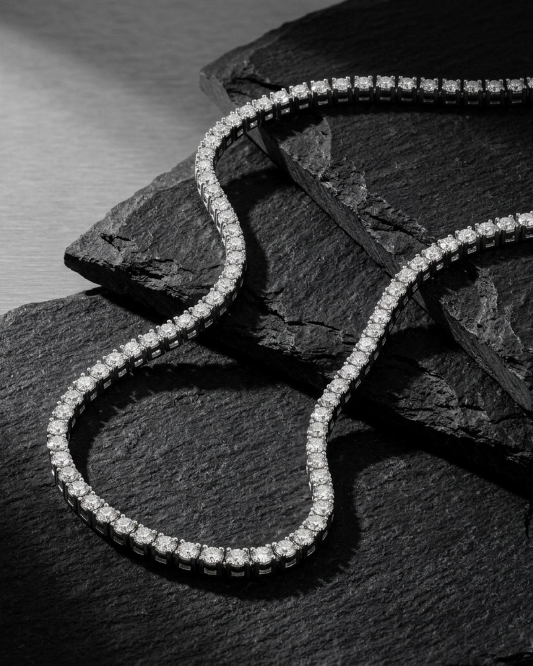 3 mm tennisketting voor heren