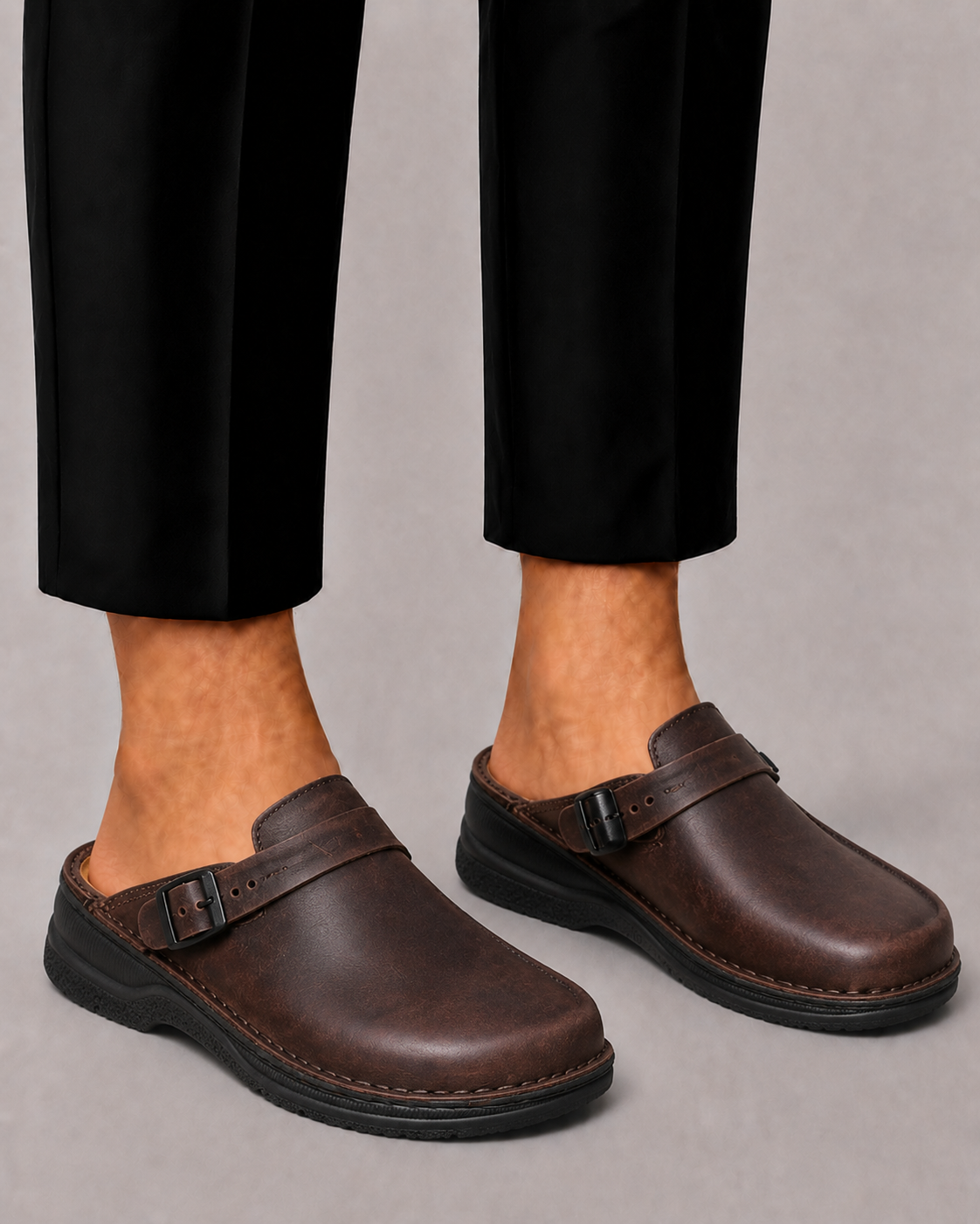 Ondersteunende comfortclogs voor heren