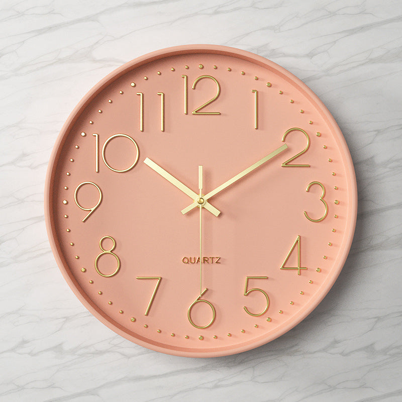 Moderne wandklok - 30,5 cm ABS met glazen afdekking