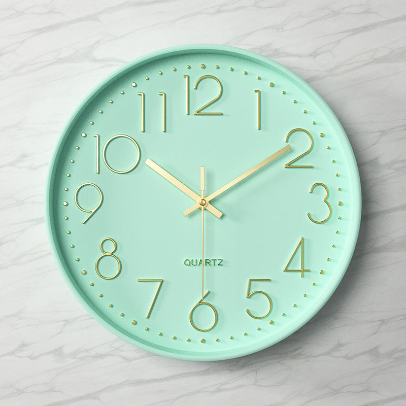 Moderne wandklok - 30,5 cm ABS met glazen afdekking