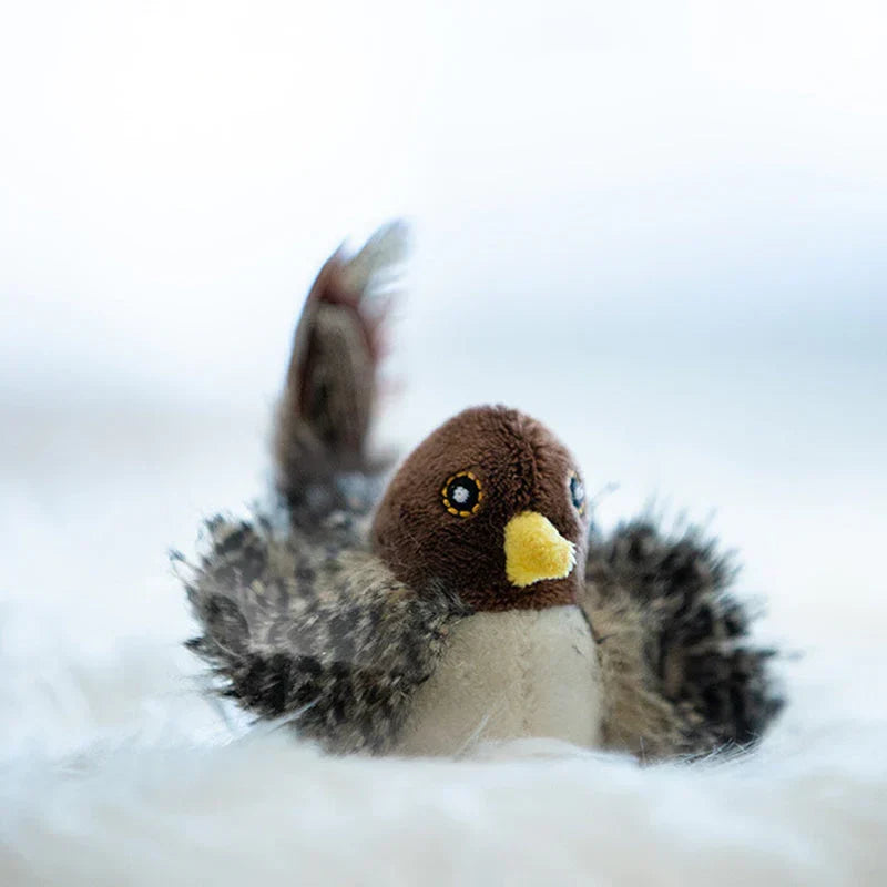 Interactief Vogelspeeltje voor Katten met Beweging en Geluid