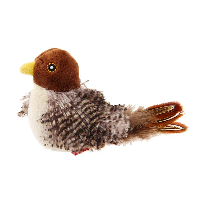Interactief Vogelspeeltje voor Katten met Beweging en Geluid
