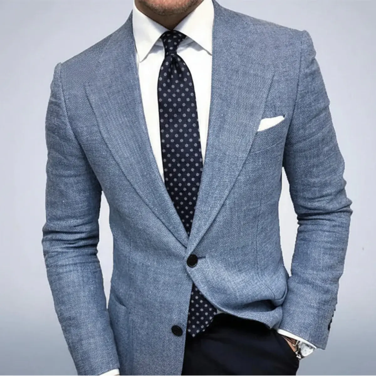 Getailleerde blazer voor heren