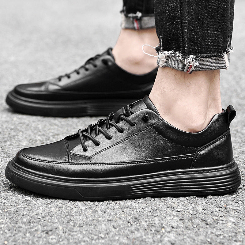 Zwarte lage sneakers voor heren
