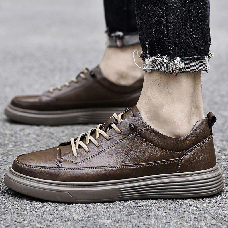 Zwarte lage sneakers voor heren