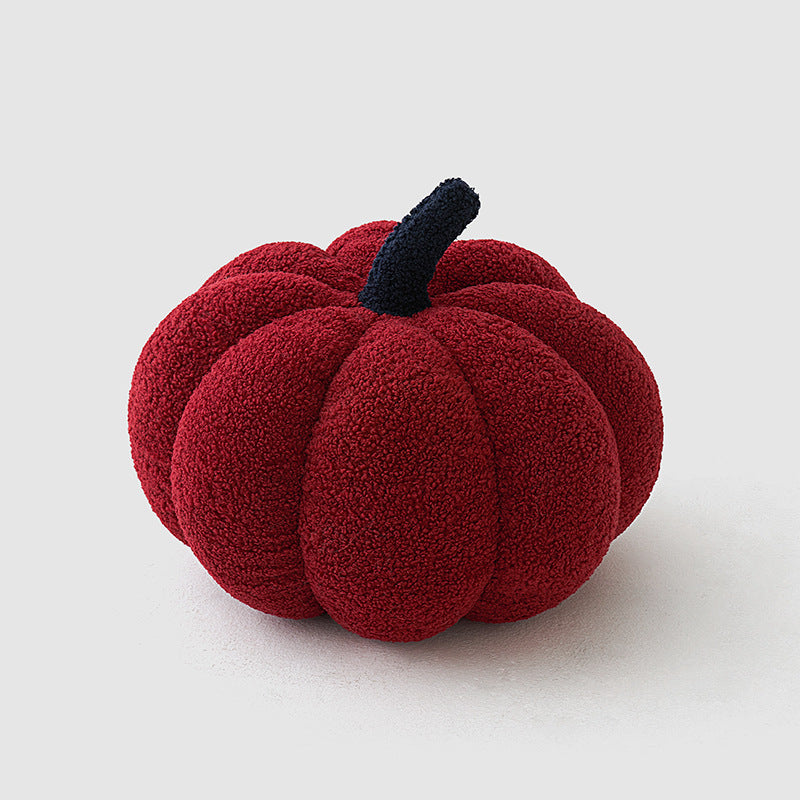 Pompoenkussen - Teddyfleece met PP-katoenvulling