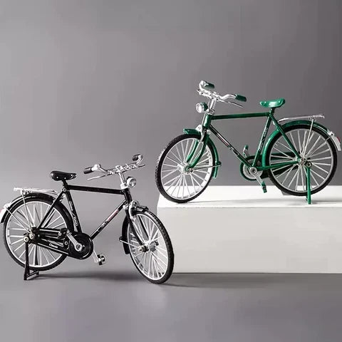 Retro fietsmodel - Miniatuur van legering en kunststof
