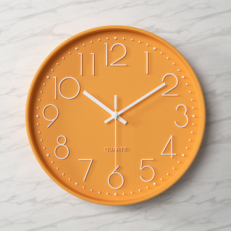 Moderne wandklok - 30,5 cm ABS met glazen afdekking