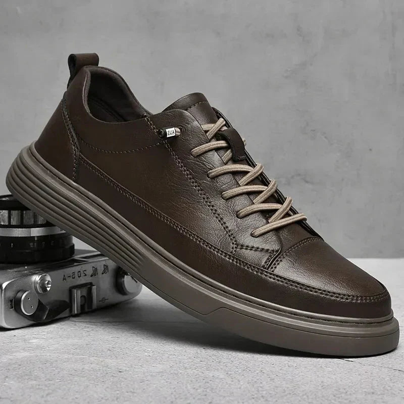Zwarte lage sneakers voor heren